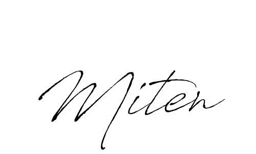 Miten stylish signature style. Best Handwritten Sign (Antro_Vectra) for my name. Handwritten Signature Collection Ideas for my name Miten. Miten signature style 6 images and pictures png