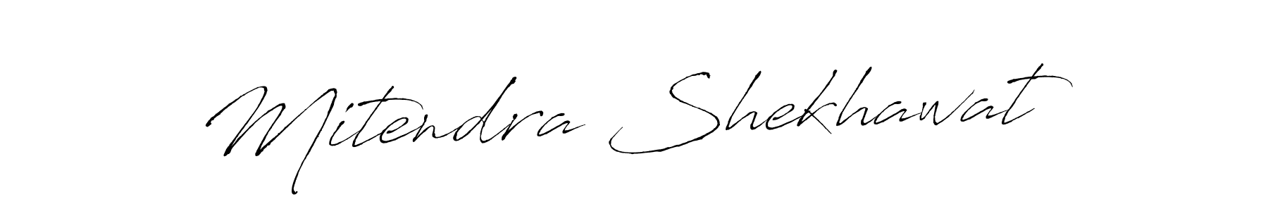 Make a beautiful signature design for name Mitendra Shekhawat. With this signature (Antro_Vectra) style, you can create a handwritten signature for free. Mitendra Shekhawat signature style 6 images and pictures png