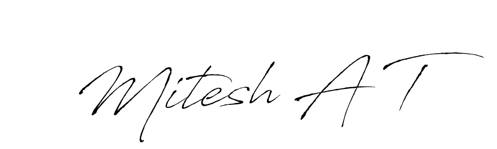 Here are the top 10 professional signature styles for the name Mitesh A T. These are the best autograph styles you can use for your name. Mitesh A T signature style 6 images and pictures png