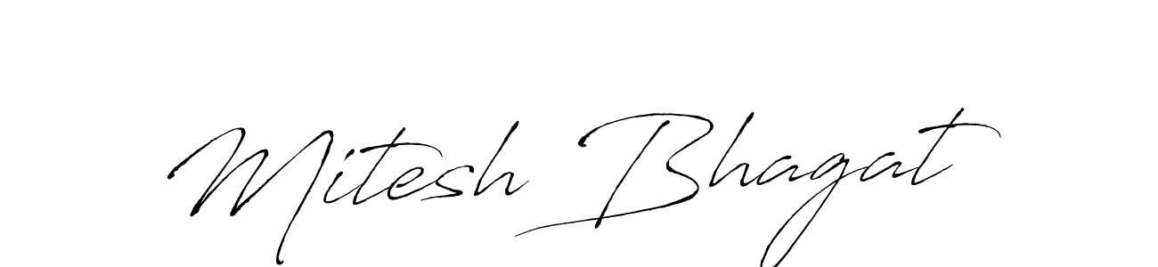 Create a beautiful signature design for name Mitesh Bhagat. With this signature (Antro_Vectra) fonts, you can make a handwritten signature for free. Mitesh Bhagat signature style 6 images and pictures png