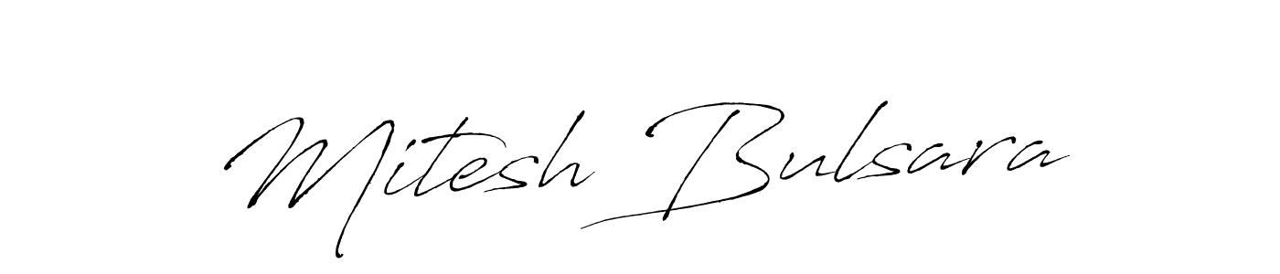 How to make Mitesh Bulsara signature? Antro_Vectra is a professional autograph style. Create handwritten signature for Mitesh Bulsara name. Mitesh Bulsara signature style 6 images and pictures png