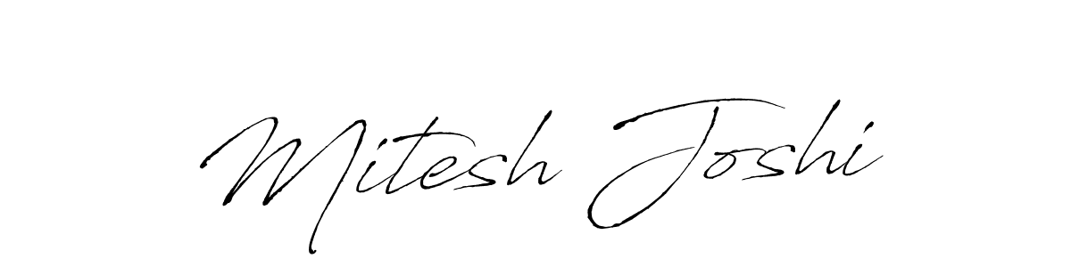 Antro_Vectra is a professional signature style that is perfect for those who want to add a touch of class to their signature. It is also a great choice for those who want to make their signature more unique. Get Mitesh Joshi name to fancy signature for free. Mitesh Joshi signature style 6 images and pictures png