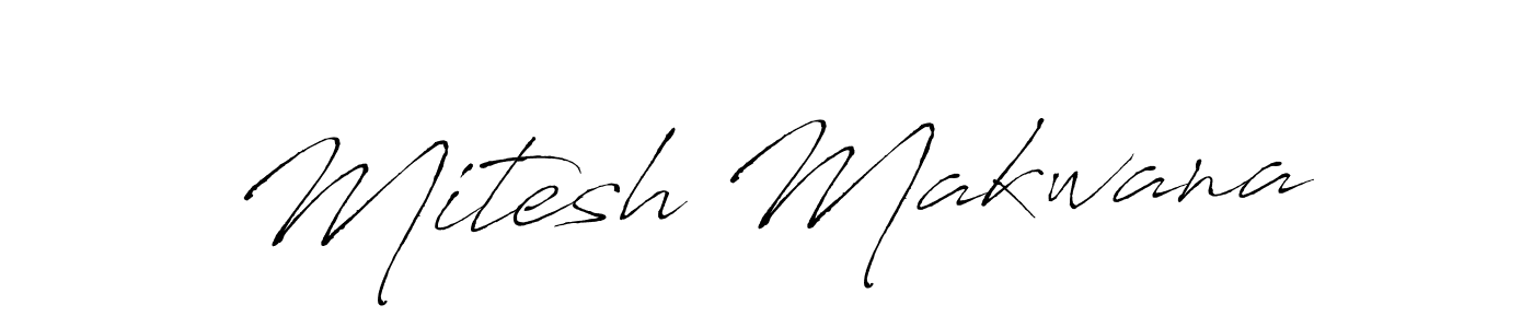 Make a short Mitesh Makwana signature style. Manage your documents anywhere anytime using Antro_Vectra. Create and add eSignatures, submit forms, share and send files easily. Mitesh Makwana signature style 6 images and pictures png