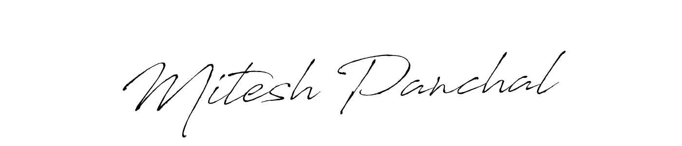 Use a signature maker to create a handwritten signature online. With this signature software, you can design (Antro_Vectra) your own signature for name Mitesh Panchal. Mitesh Panchal signature style 6 images and pictures png