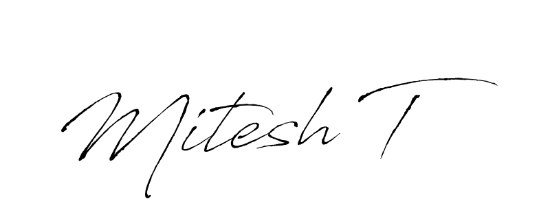 How to Draw Mitesh T signature style? Antro_Vectra is a latest design signature styles for name Mitesh T. Mitesh T signature style 6 images and pictures png