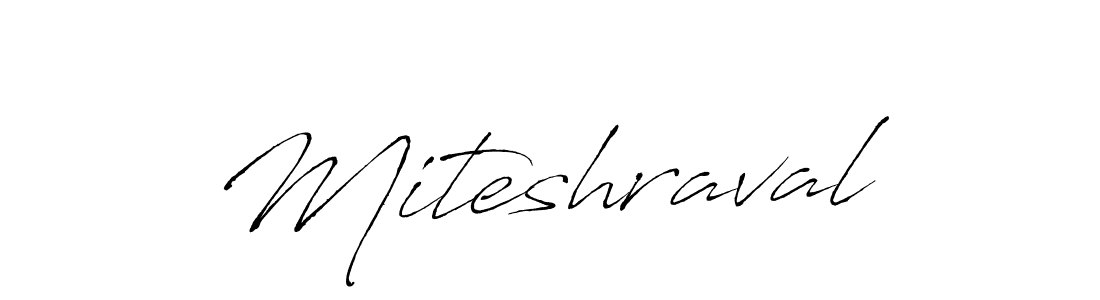 Make a beautiful signature design for name Miteshraval. Use this online signature maker to create a handwritten signature for free. Miteshraval signature style 6 images and pictures png
