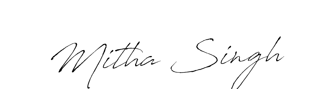 Also You can easily find your signature by using the search form. We will create Mitha Singh name handwritten signature images for you free of cost using Antro_Vectra sign style. Mitha Singh signature style 6 images and pictures png