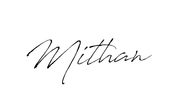 Mithan stylish signature style. Best Handwritten Sign (Antro_Vectra) for my name. Handwritten Signature Collection Ideas for my name Mithan. Mithan signature style 6 images and pictures png