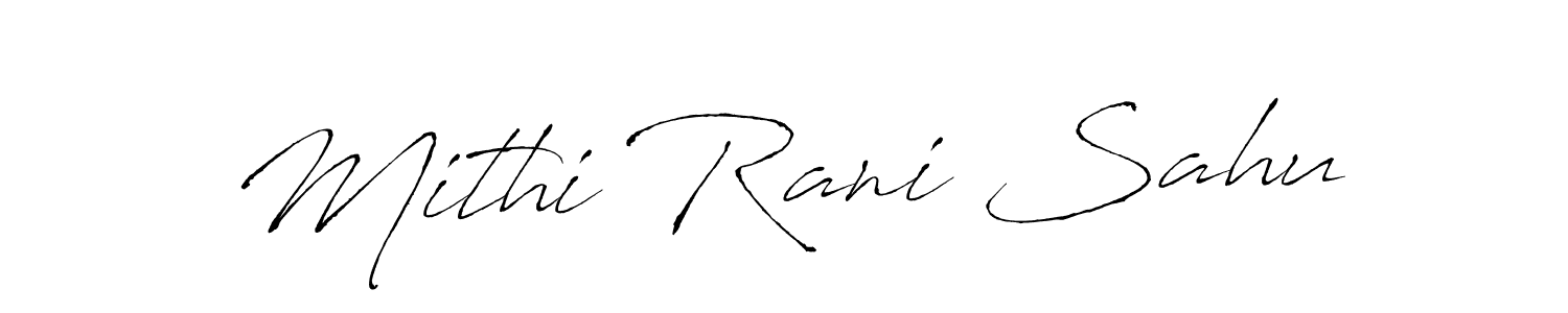 It looks lik you need a new signature style for name Mithi Rani Sahu. Design unique handwritten (Antro_Vectra) signature with our free signature maker in just a few clicks. Mithi Rani Sahu signature style 6 images and pictures png
