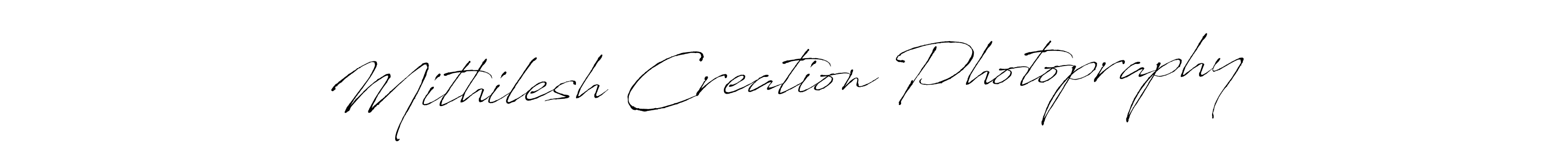 Also You can easily find your signature by using the search form. We will create Mithilesh Creation Photopraphy name handwritten signature images for you free of cost using Antro_Vectra sign style. Mithilesh Creation Photopraphy signature style 6 images and pictures png