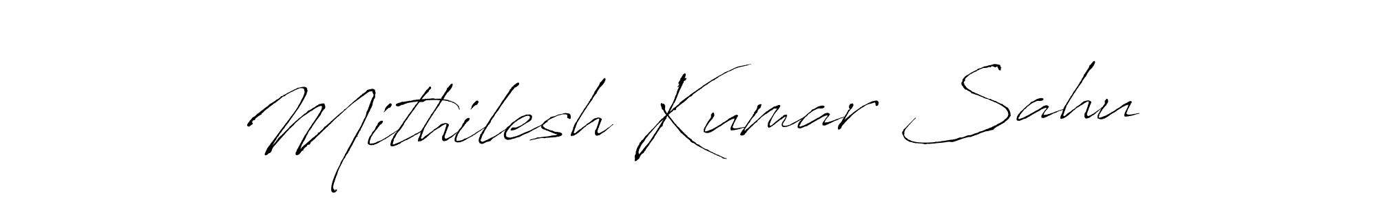 Also You can easily find your signature by using the search form. We will create Mithilesh Kumar Sahu name handwritten signature images for you free of cost using Antro_Vectra sign style. Mithilesh Kumar Sahu signature style 6 images and pictures png