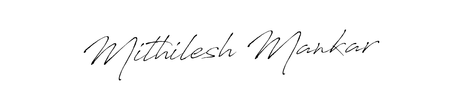 You can use this online signature creator to create a handwritten signature for the name Mithilesh Mankar. This is the best online autograph maker. Mithilesh Mankar signature style 6 images and pictures png