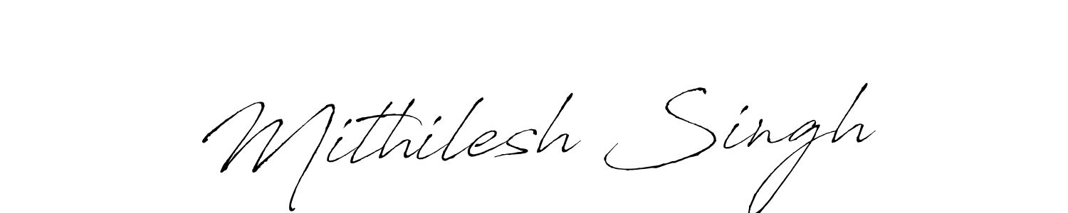 You should practise on your own different ways (Antro_Vectra) to write your name (Mithilesh Singh) in signature. don't let someone else do it for you. Mithilesh Singh signature style 6 images and pictures png