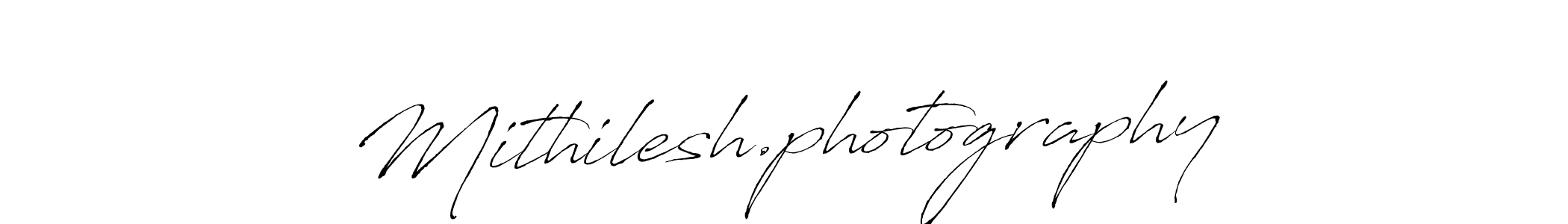 Make a beautiful signature design for name Mithilesh.photography. With this signature (Antro_Vectra) style, you can create a handwritten signature for free. Mithilesh.photography signature style 6 images and pictures png