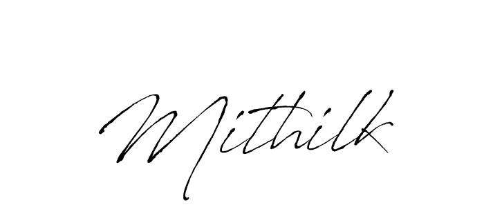 How to make Mithilk signature? Antro_Vectra is a professional autograph style. Create handwritten signature for Mithilk name. Mithilk signature style 6 images and pictures png