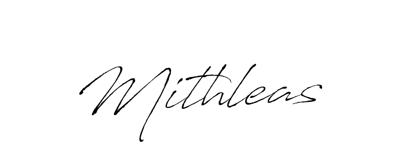 Mithleas stylish signature style. Best Handwritten Sign (Antro_Vectra) for my name. Handwritten Signature Collection Ideas for my name Mithleas. Mithleas signature style 6 images and pictures png