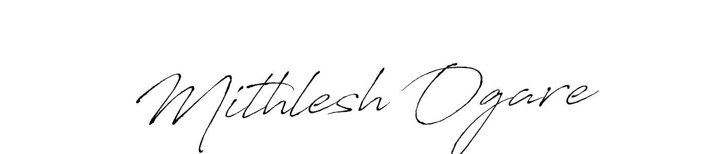 The best way (Antro_Vectra) to make a short signature is to pick only two or three words in your name. The name Mithlesh Ogare include a total of six letters. For converting this name. Mithlesh Ogare signature style 6 images and pictures png