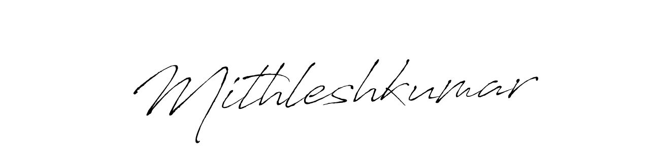 Also we have Mithleshkumar name is the best signature style. Create professional handwritten signature collection using Antro_Vectra autograph style. Mithleshkumar signature style 6 images and pictures png