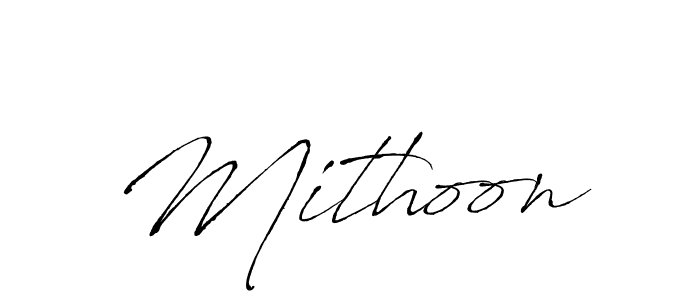 The best way (Antro_Vectra) to make a short signature is to pick only two or three words in your name. The name Mithoon include a total of six letters. For converting this name. Mithoon signature style 6 images and pictures png