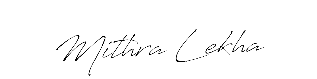 Similarly Antro_Vectra is the best handwritten signature design. Signature creator online .You can use it as an online autograph creator for name Mithra Lekha. Mithra Lekha signature style 6 images and pictures png