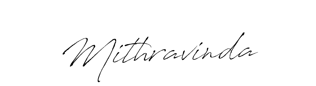 Design your own signature with our free online signature maker. With this signature software, you can create a handwritten (Antro_Vectra) signature for name Mithravinda. Mithravinda signature style 6 images and pictures png