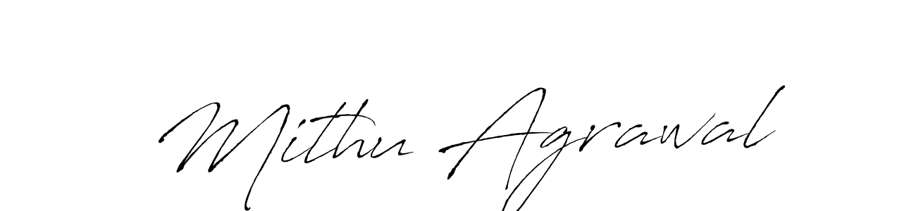 Also we have Mithu Agrawal name is the best signature style. Create professional handwritten signature collection using Antro_Vectra autograph style. Mithu Agrawal signature style 6 images and pictures png