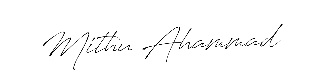 Use a signature maker to create a handwritten signature online. With this signature software, you can design (Antro_Vectra) your own signature for name Mithu Ahammad. Mithu Ahammad signature style 6 images and pictures png