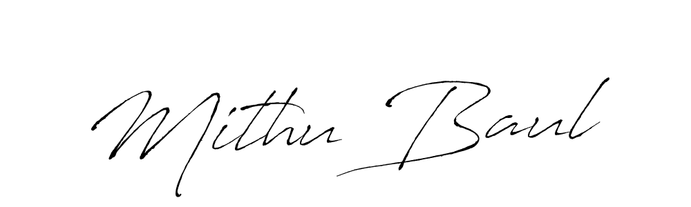 Also You can easily find your signature by using the search form. We will create Mithu Baul name handwritten signature images for you free of cost using Antro_Vectra sign style. Mithu Baul signature style 6 images and pictures png
