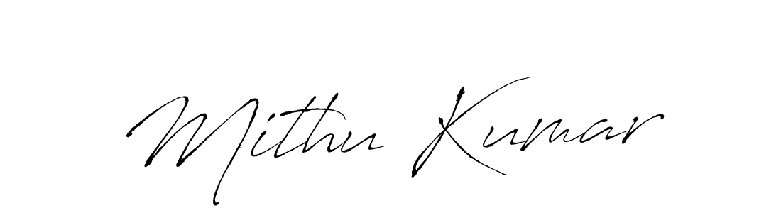 Also we have Mithu Kumar name is the best signature style. Create professional handwritten signature collection using Antro_Vectra autograph style. Mithu Kumar signature style 6 images and pictures png