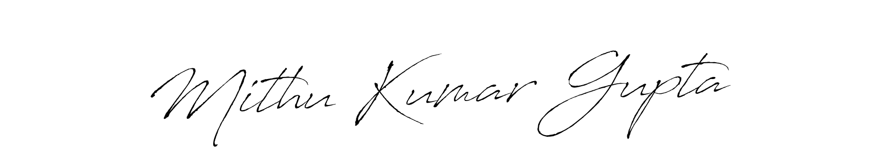 How to make Mithu Kumar Gupta signature? Antro_Vectra is a professional autograph style. Create handwritten signature for Mithu Kumar Gupta name. Mithu Kumar Gupta signature style 6 images and pictures png
