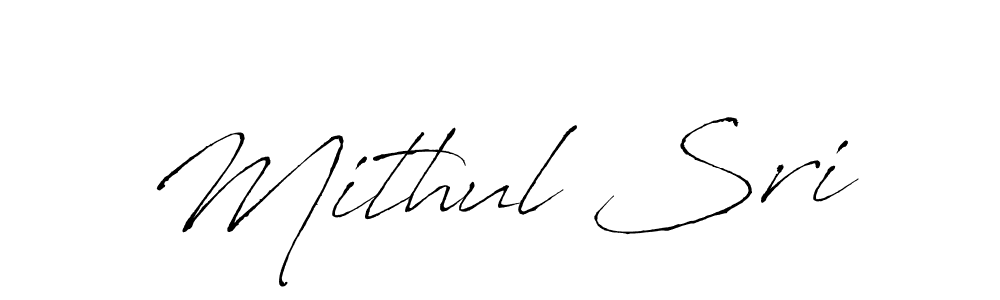 It looks lik you need a new signature style for name Mithul Sri. Design unique handwritten (Antro_Vectra) signature with our free signature maker in just a few clicks. Mithul Sri signature style 6 images and pictures png