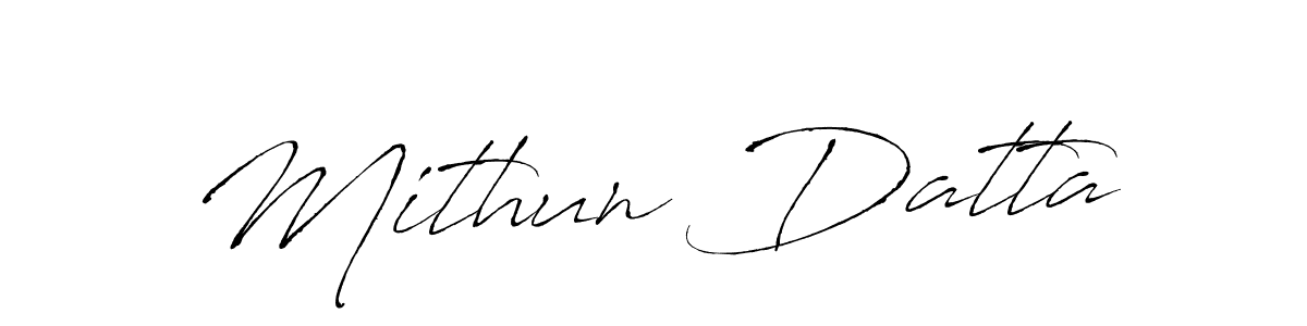 Use a signature maker to create a handwritten signature online. With this signature software, you can design (Antro_Vectra) your own signature for name Mithun Datta. Mithun Datta signature style 6 images and pictures png