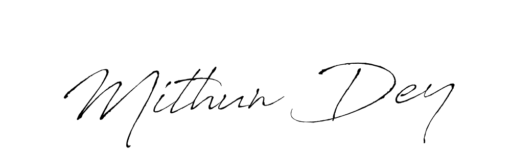 How to make Mithun Dey signature? Antro_Vectra is a professional autograph style. Create handwritten signature for Mithun Dey name. Mithun Dey signature style 6 images and pictures png