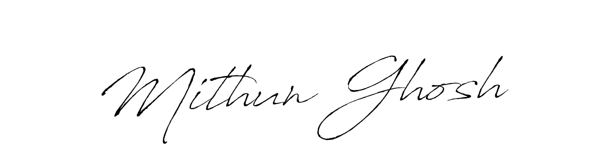 It looks lik you need a new signature style for name Mithun Ghosh. Design unique handwritten (Antro_Vectra) signature with our free signature maker in just a few clicks. Mithun Ghosh signature style 6 images and pictures png