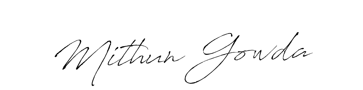 Similarly Antro_Vectra is the best handwritten signature design. Signature creator online .You can use it as an online autograph creator for name Mithun Gowda. Mithun Gowda signature style 6 images and pictures png