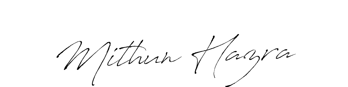 You should practise on your own different ways (Antro_Vectra) to write your name (Mithun Hazra) in signature. don't let someone else do it for you. Mithun Hazra signature style 6 images and pictures png