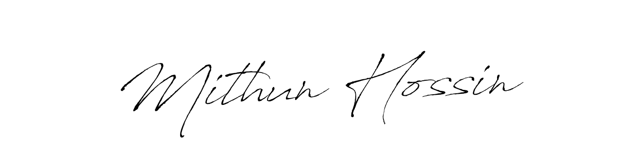 Here are the top 10 professional signature styles for the name Mithun Hossin. These are the best autograph styles you can use for your name. Mithun Hossin signature style 6 images and pictures png