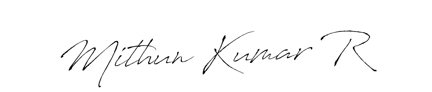 This is the best signature style for the Mithun Kumar R name. Also you like these signature font (Antro_Vectra). Mix name signature. Mithun Kumar R signature style 6 images and pictures png