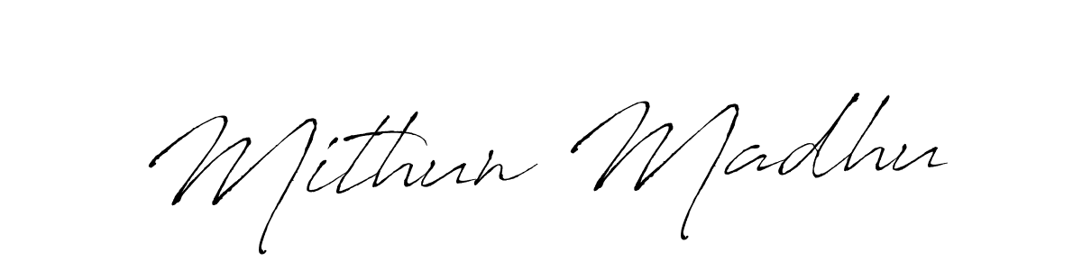 Also You can easily find your signature by using the search form. We will create Mithun Madhu name handwritten signature images for you free of cost using Antro_Vectra sign style. Mithun Madhu signature style 6 images and pictures png