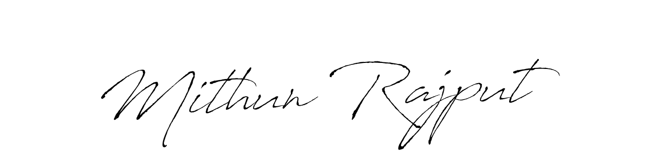 How to make Mithun Rajput signature? Antro_Vectra is a professional autograph style. Create handwritten signature for Mithun Rajput name. Mithun Rajput signature style 6 images and pictures png