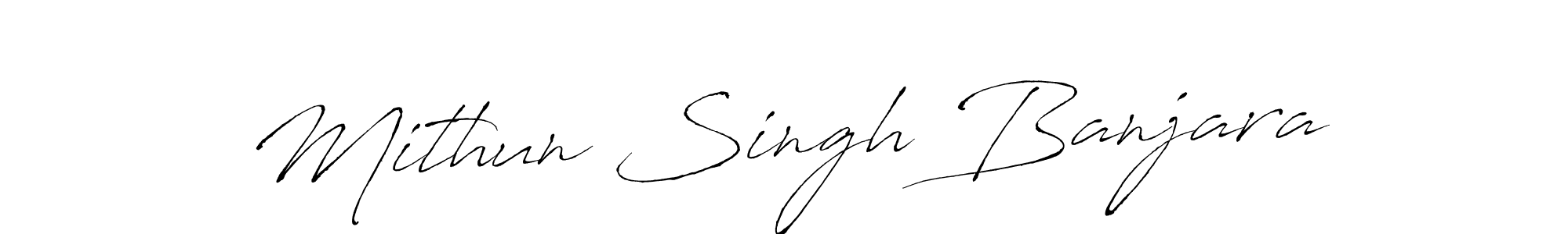 Antro_Vectra is a professional signature style that is perfect for those who want to add a touch of class to their signature. It is also a great choice for those who want to make their signature more unique. Get Mithun Singh Banjara name to fancy signature for free. Mithun Singh Banjara signature style 6 images and pictures png