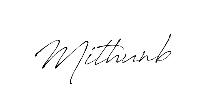 Also we have Mithunb name is the best signature style. Create professional handwritten signature collection using Antro_Vectra autograph style. Mithunb signature style 6 images and pictures png