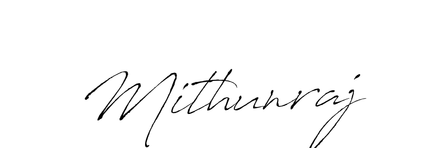 Create a beautiful signature design for name Mithunraj. With this signature (Antro_Vectra) fonts, you can make a handwritten signature for free. Mithunraj signature style 6 images and pictures png