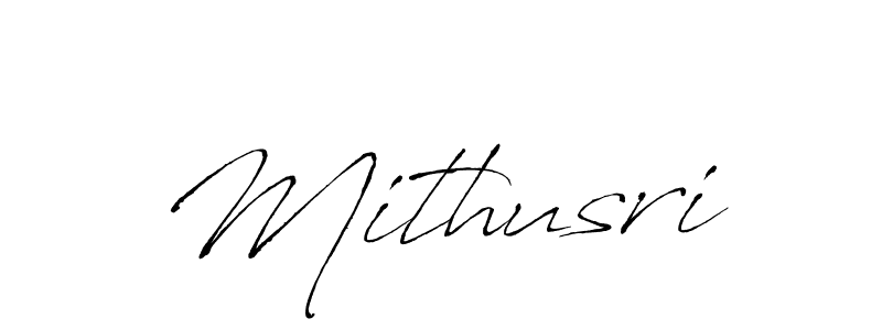 Make a beautiful signature design for name Mithusri. With this signature (Antro_Vectra) style, you can create a handwritten signature for free. Mithusri signature style 6 images and pictures png