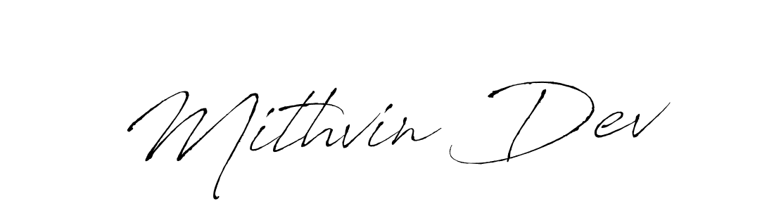 Also You can easily find your signature by using the search form. We will create Mithvin Dev name handwritten signature images for you free of cost using Antro_Vectra sign style. Mithvin Dev signature style 6 images and pictures png