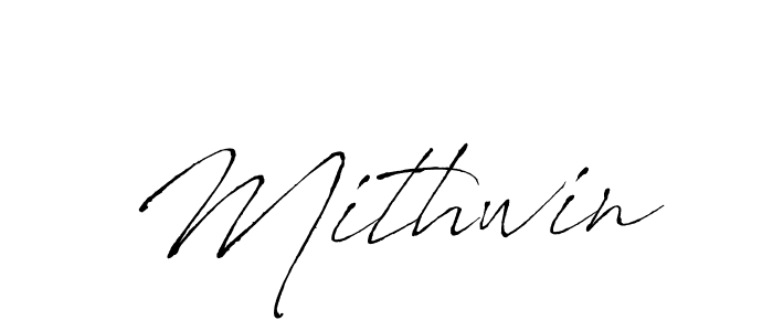 Antro_Vectra is a professional signature style that is perfect for those who want to add a touch of class to their signature. It is also a great choice for those who want to make their signature more unique. Get Mithwin name to fancy signature for free. Mithwin signature style 6 images and pictures png