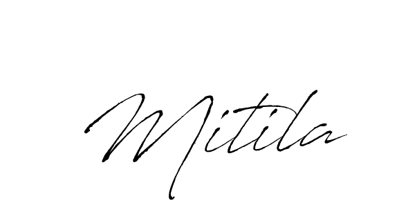 The best way (Antro_Vectra) to make a short signature is to pick only two or three words in your name. The name Mitila include a total of six letters. For converting this name. Mitila signature style 6 images and pictures png