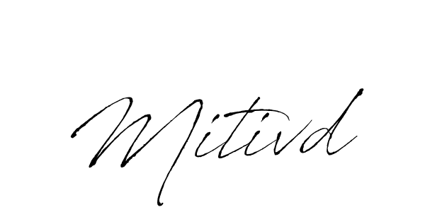 How to make Mitivd signature? Antro_Vectra is a professional autograph style. Create handwritten signature for Mitivd name. Mitivd signature style 6 images and pictures png