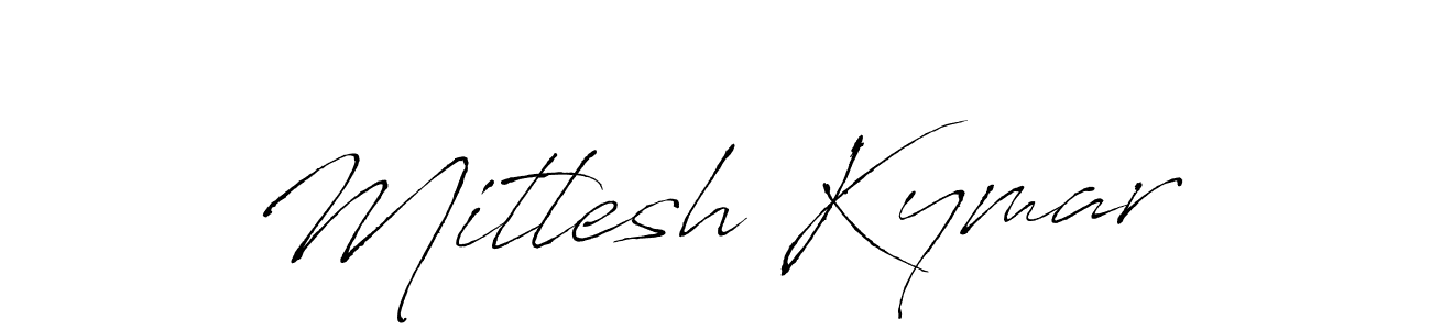How to make Mitlesh Kymar signature? Antro_Vectra is a professional autograph style. Create handwritten signature for Mitlesh Kymar name. Mitlesh Kymar signature style 6 images and pictures png