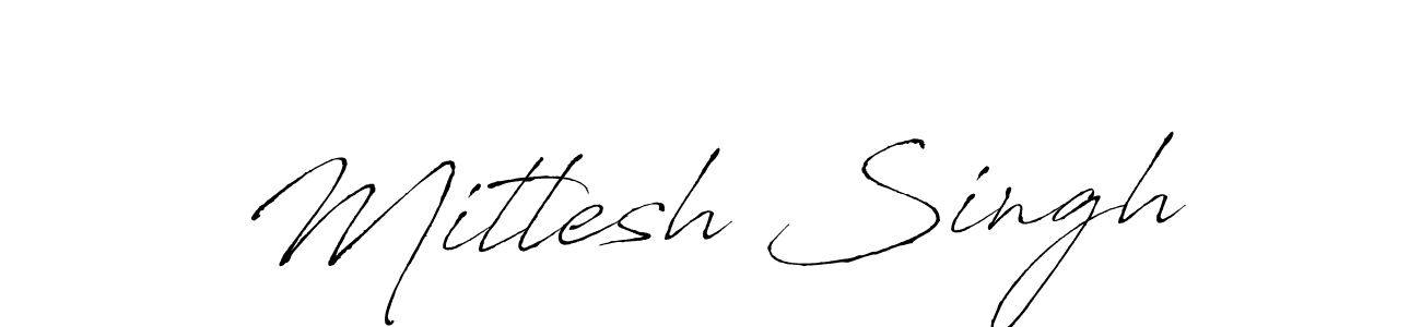 Also we have Mitlesh Singh name is the best signature style. Create professional handwritten signature collection using Antro_Vectra autograph style. Mitlesh Singh signature style 6 images and pictures png